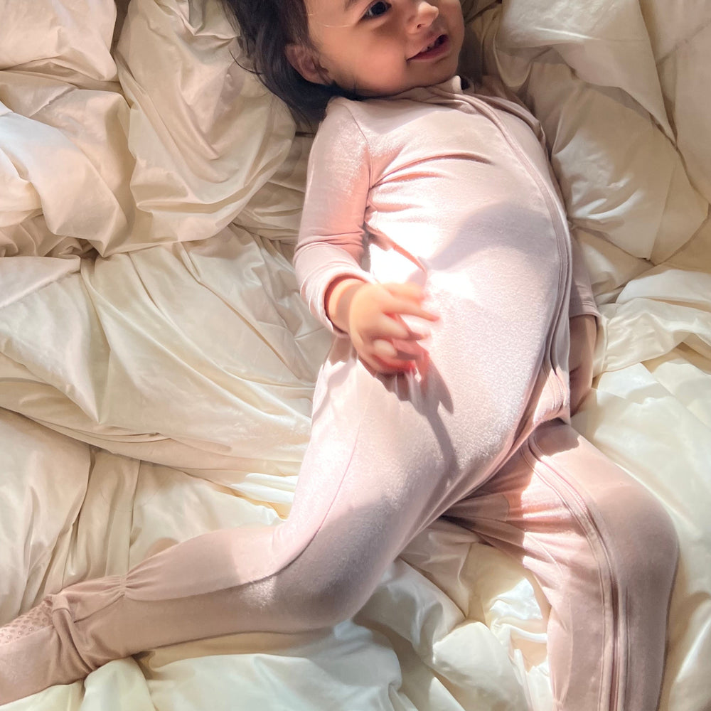 
                      
                        Bamboo Footed Sleeper Olive Baby Co.
                      
                    