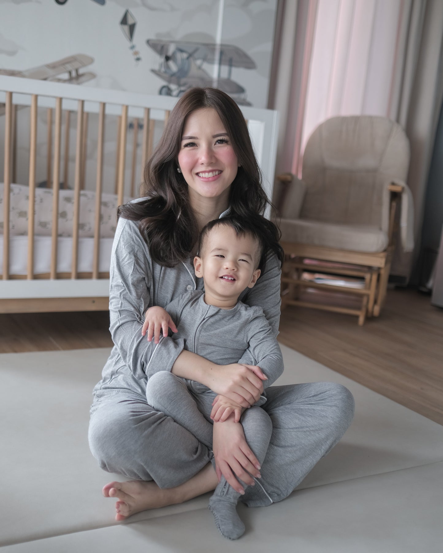 Buy four PJs, get a FREE diaper caddy/ footed sleeper —our gift to you! Fast Bundle